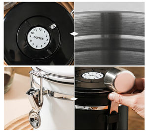 Vente en gros de conteneurs de stockage de grains de café hermétiques en acier inoxydable à bas <span class=keywords><strong>prix</strong></span> - Product Image 3