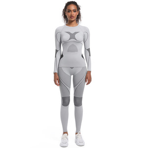Womens Thermal Underwear Thermal <strong>Base</strong> <strong>Layers</strong> Women - Ski Wear Ladies Compression Athletic Long Johns <strong>Skins</strong> Set - Product Image 6