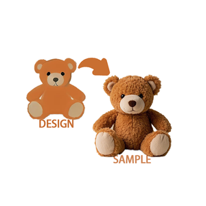 Boneka Plush Custom Bersertifikat CE, OEM Tersedia, Boneka Isi Custom yang Dapat Disesuaikan, Berbagai Ukuran dan Pose - Product Image 3