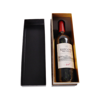 Luxury Custom Packaging Recycle Cardboard Paper Gold Bottle Champagne Wine Box