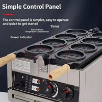 Pembuat Waffle Koin Emas Kustom Komersial OEM Mesin Waffle Mini Pembuat Waffle Cone