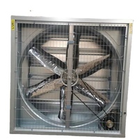 1100 Typ Industrieller Axialer Abluftventilator 220V/380V Edelstahlflügel Kugellager Wandmontage