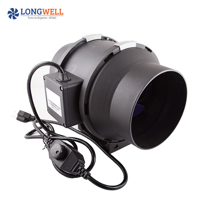 Ip68 Backward Inclined Centrifugal Fan, HP 190 In-line Radon Fan