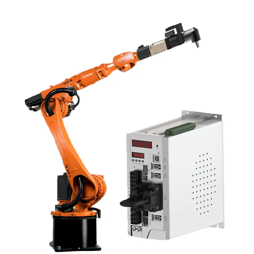 औद्योगिक रोबोट भुजा कीमत KR20 R1810 6 अक्ष हाथ रोबोट और कस उपकरण कस के साथ मशीन कस बंदूक