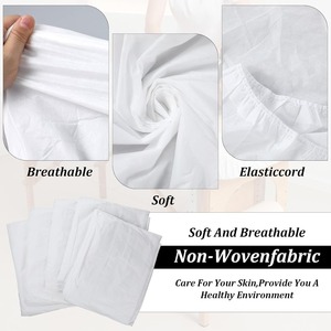 Disposable Fitted Massage Table Covers 10 Count Soft PP Non Woven Bed Covers Breathable Protective <b>Sheets</b> for Spa Facial Tattoo - Product Image 5