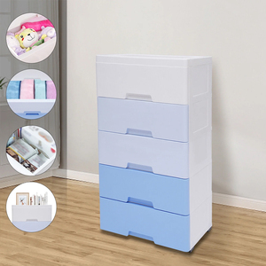 Tùy Chỉnh Phòng Khách Đa Chức Năng Nhiều Lớp Ngăn Kéo Tủ Nhựa Lưu Trữ 5 Ngăn Kéo Với Bánh Xe - Product Image 5