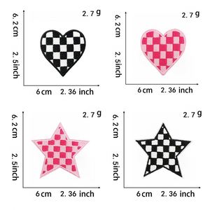 Patchs brodés en gros, patchs en forme de cœur et d'étoile, patchs brodés personnalisés de haute qualité à coller à chaud pour vêtements et chapeaux - Product Image 5