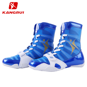 Chaussures de <span class=keywords><strong>boxe</strong></span> en microfibre de haute qualité, en cuir synthétique, pour hommes et femmes, légères, à tige haute, pour la <span class=keywords><strong>boxe</strong></span> - Product Image 2
