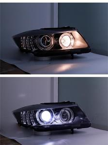 ไฟหน้า LED คุณภาพสูง 6000k แบบดัดแปลงพร้อมไฟเดย์ไลท์ สำหรับรถยนต์ซีรีย์ 3 รุ่น E90 ชุดประกอบด้านหน้า สำหรับ 318 320 3 ซีรีย์ - Product Image 5