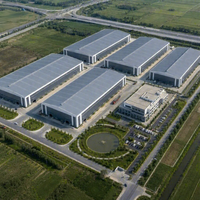 Usine de structures en acier standard de la marque ZhongShengDa, parcs d'usines multi-immeubles, ateliers, entrepôts, bureaux, préfabriqués industriels modernes
