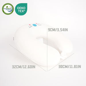 हवाई जहाज यात्रा गर्दन के तकिए के तकिए की गर्दन के तकिये के तकिए के लिए यू-आकार यात्रा तकिया - Product Image 2