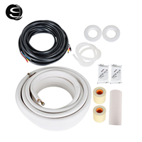 Tuyau flexible isolé cuivre-aluminium, tube de raccordement étanche pour climatiseur split, pièces de rechange HVACR, vente en gros OEM
