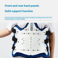 Orthèses en aluminium réglables pour la fixation de la colonne vertébrale thoracolombaire, corset pour scoliose, orthèse de rééducation, équipement de rééducation de la colonne vertébrale HuiLing