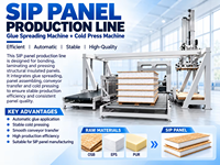 Ligne de production de panneaux sandwich XPS/EPS, panneaux en fibrociment imperméables, machines pour panneaux SIP