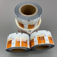 Film plastique laminé en rouleau pour emballage alimentaire, qualité alimentaire, personnalisable, flexible, automatique, pour glaces/popsicles