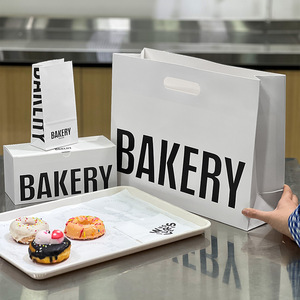 Caja <span class=keywords><strong>de</strong></span> Embalaje <span class=keywords><strong>de</strong></span> Cartón Biodegradable, Ecológica y Reciclable para Panadería, Donas, Galletas y Postres, con Logotipo Personalizado - Product Image 5