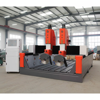 Nouvelle machine de profilage de pierre CNC à double tête Mingke 15kW 3000mm 12m Vitesse de traitement rapide Facile à utiliser Marbre Granit