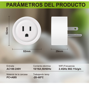 Enchufe Inteligente WiFi US 10A/16A, Control por Aplicación <span class=keywords><strong>y</strong></span> Voz con <span class=keywords><strong>Alexa</strong></span> <span class=keywords><strong>y</strong></span> <span class=keywords><strong>Google</strong></span> <span class=keywords><strong>Assistant</strong></span>, Función de Temporizador <span class=keywords><strong>y</strong></span> Medidor de Energía - Product Image 4