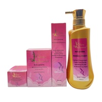 Ensemble de Soins de la Peau Perfection Multiple Éclaircissant et Hydratant pour le Teint, estompe les Taches Noires, Logo Privé, pour Peau Africaine