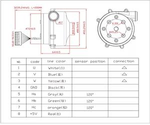 Ventilateur centrifuge gonflable, 220 v dc, 92mm, 24VDC, 580 LPM - Product Image 5