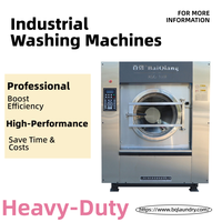 Machine à laver industrielle à grande capacité en acier inoxydable 304 facile d'entretien, lave-linge commercial avec sécheuse