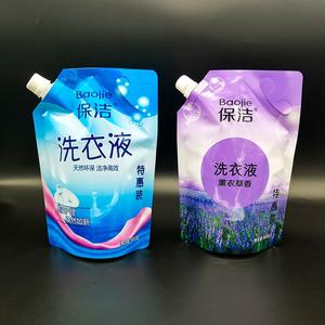1l 3l 5l अनुकूलित आकार तरल साबुन लॉन्ड्री डिटर्जेंट स्किनकेयर बैग पाउच लचीली पैकेजिंग - Product Image 6