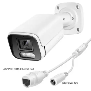 Caméra IP à vision nocturne 4MP caméra POE Audio POE extérieure détection humaine vue à distance caméra étanche