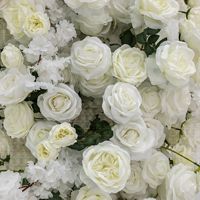 Arche de fleurs artificielles en forme de U de 240 cm pour décoration de mariage, support de guidage de fond de scène, cadre en fer pour rangée de portes