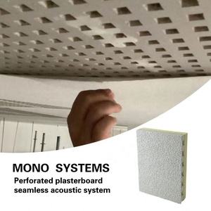 Système de plafond acoustique monolithique en spray, super lisse, faux plafond sans joint et grille métallique suspendue en <span class=keywords><strong>bois</strong></span> - Product Image 4