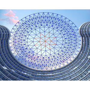 Structure de toit en <span class=keywords><strong>verre</strong></span> moderne de haute qualité pour architecture contemporaine, dôme de toiture, mur-rideau avec <span class=keywords><strong>garantie</strong></span> de 5 ans - Product Image 2