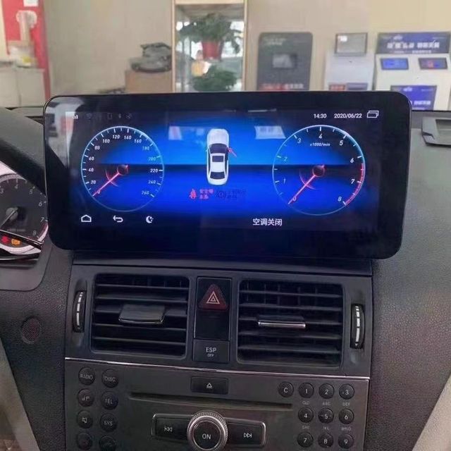 10.25" Android Car Stereo for Mercedes c Class W204 2007-2014 Wireless CarPlay GPS Navigation Radio with WIFI 8 Core NTG 4.5/5.0