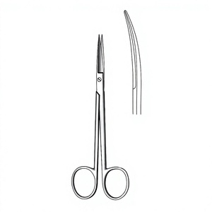 Tijeras Quirúrgicas Joseph de 15 cm, Curvas, Delicadas, de Acero Inoxidable Reutilizables para Rinoplastia, Otorrinolaringología, Cirugía Plástica y Cosmética - Product Image 1