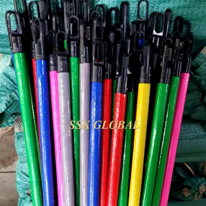 High Quality 120cm Wooden Handle PVC Broom and Colorful Plastic Dustpan Eco-friendly Durable Home Cleaning Tools Set - Product Image 6