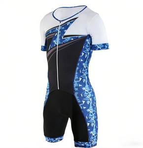 Conjuntos de Poliéster y Spandex de Secado Rápido y Transpirables con Logotipo Personalizado, Diseño Impreso por Sublimación, Traje de Ciclismo y Triatlón para Eventos Deportivos Masculinos - Product Image 4
