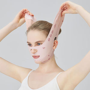 Riduttore doppio mento a forma di V maschera viso <span class=keywords><strong>per</strong></span> scolpire il viso del sonno bendaggio - Product Image 2