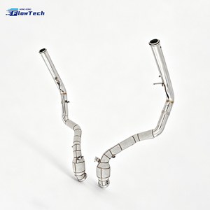 Downpipe de performance de haute qualité pour Mercedes Benz G500 W464 G550 M176 4.0T V8 en acier inoxydable 304, fixation directe par boulons - Product Image 6