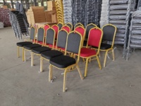 Chaises de banquet empilables en métal pour événements et fêtes, mobilier d'hôtel, vente en gros