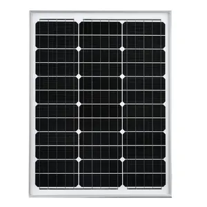50w home use monocrystalline paneles solares power solar panels batteries kit cell