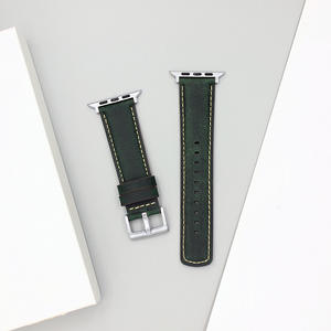 Bracelet de montre vintage 49/42/38/41/40/44mm pour <span class=keywords><strong>Apple</strong></span> <span class=keywords><strong>Watch</strong></span> prix de gros bon marché style affaires queue ronde Crazy Horse - Product Image 5