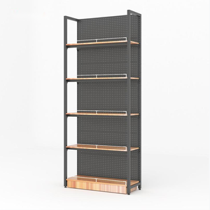<span class=keywords><strong>Miniso</strong></span>-estantes de madera para supermercado, expositor al por menor, gran oferta, estantería estacionaria para tienda - Product Image 1