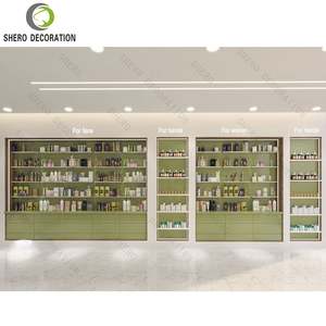 Présentoir de <span class=keywords><strong>pharmacie</strong></span> personnalisé Vitrine en verre de comptoir avec lumière - Product Image 4