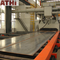 Machine de Grenaillage à Rouleaux pour Plaques/Feuilles d'Acier ATHI, Ligne de Peinture Automatique avec Garantie d'un An et Longue Durée de Vie