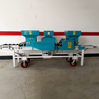 Semoir à riz LIANHENONGMU Modèle 100153 220/380V – Machine multifonctionnelle intégrée pour ligne d'assemblage sur terrain de rizière