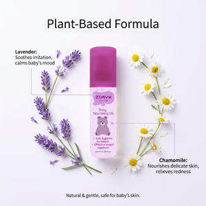 Aceite de Masaje para Bebés de Marca Propia, Fórmula Ligera y No Grasa, con Aceites de Oliva, Chía y Almendras Dulces para Bebés de 0 a 3 Meses, Productos para Bebés - Product Image 4