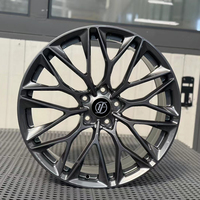 Ruedas Forjadas Personalizadas Yufei de 22 Pulgadas, Diseño en Y, Cóncavas Profundas, Plateadas Cepilladas, 5x112 para Bentayga, Monobloque de Aluminio 6061-T6 Forjado
