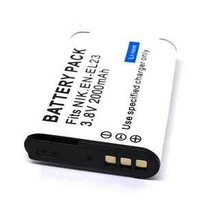 Pour <span class=keywords><strong>Nikon</strong></span> <span class=keywords><strong>COOLPIX</strong></span> B700 P900s P900 P600 P610s P610 S810c EL23 <span class=keywords><strong>batterie</strong></span> pour appareil photo numérique 3.8V 2000mAh <span class=keywords><strong>chargeur</strong></span> de <span class=keywords><strong>batterie</strong></span> USB inclus - Product Image 3