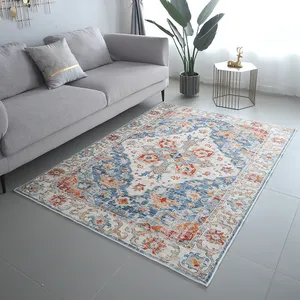 Karpet desain kustom baru 2024 serbaguna Turki untuk rumah kualitas baik karpet Modern mewah