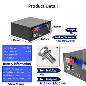 Commercio all'ingrosso della fabbrica a buon mercato 24v 100ah lifepo4 batteria solare agli ioni di litio dimensioni personalizzate 2.5kwh sistema di accumulo di energia a casa pacchi batteria - Product Image 3