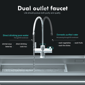 Purificateur d'<span class=keywords><strong>eau</strong></span> sous évier sans réservoir à osmose inverse 800 GPD en plastique électrique, personnalisé pour usage domestique et hôtelier, fabriqué par une usine OEM - Product Image 5