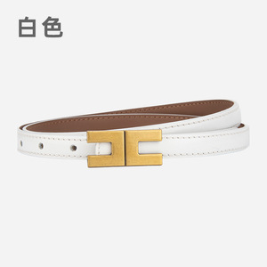 Design di lusso fibbia Top in <span class=keywords><strong>pelle</strong></span> di vacchetta <span class=keywords><strong>cintura</strong></span> da <span class=keywords><strong>donna</strong></span> in vera <span class=keywords><strong>pelle</strong></span> cinture sottili Decorative cinturini in vita all'ingrosso - Product Image 6